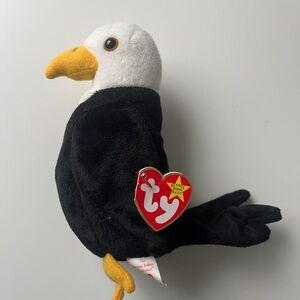 Ty Beanie Baby Eagle Plush Baldy